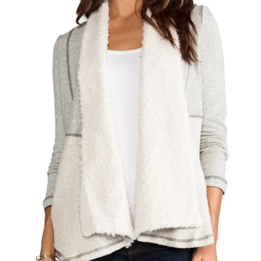 JACK BB Dakota Alia French Terry Wrap Sweater‎